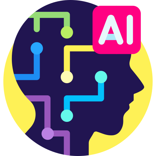 Artificial intelligence concept illustrating automation and digital solutions.