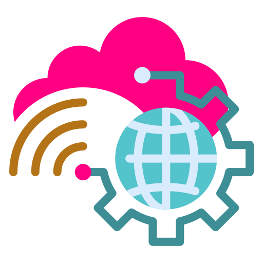 IT infrastructure diagram illustrating systems and network connectivity.